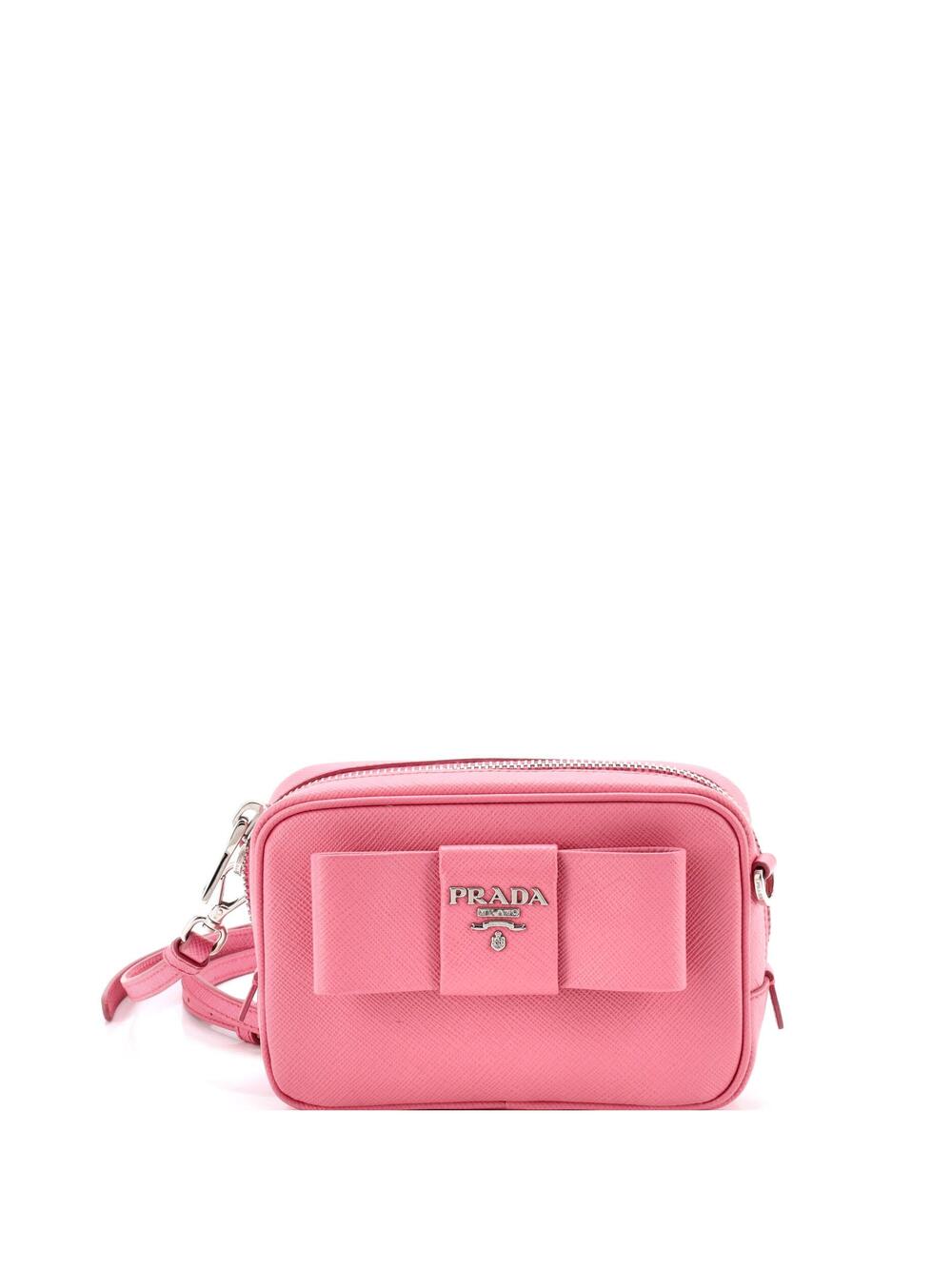 Prada Bow Camera Crossbody Bag Saffiano #244768P82B
